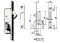 Κλειδαριές γάντζου για συρόμενες πόρτες ( ξύλινες ή αλουμινίου ) 